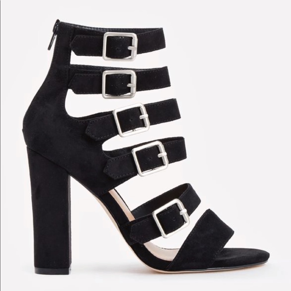 NWOB Just Fab Dixi Heels Sandals Sz 8